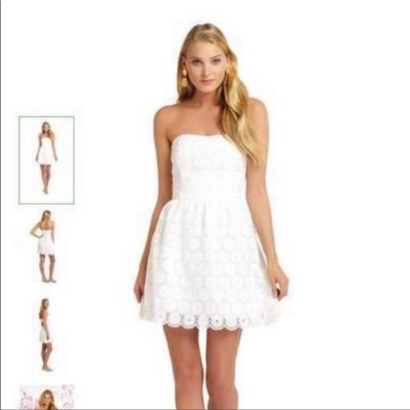 Lilly Pulitzer white dress, perfect condition